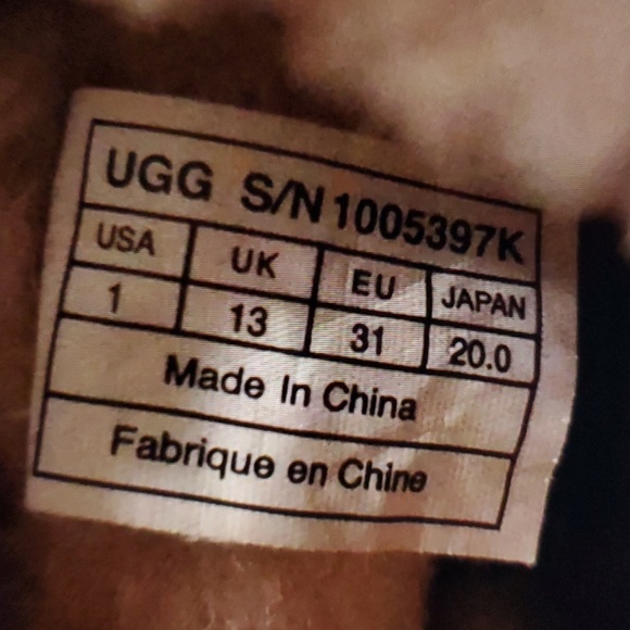 EUC: GIRLS LIKE NEW UGG BOW TIE BOOTS - Picture 5 of 5